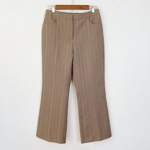Amomento Brown Plaid Trouser‎ Pants // US Size 6